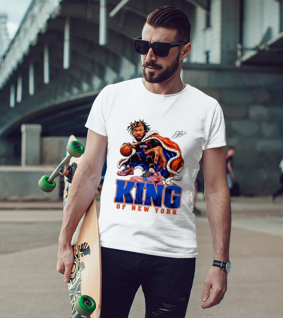 Jalen Brunson 2026 King Of New York Knicks NBA Basketball T-Shirt