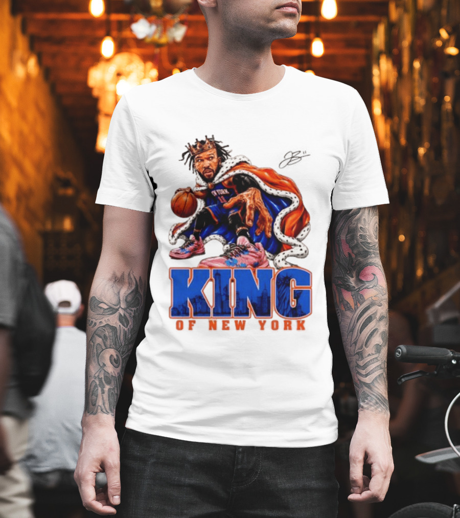 Jalen Brunson 2026 King Of New York Knicks NBA Basketball T-Shirt