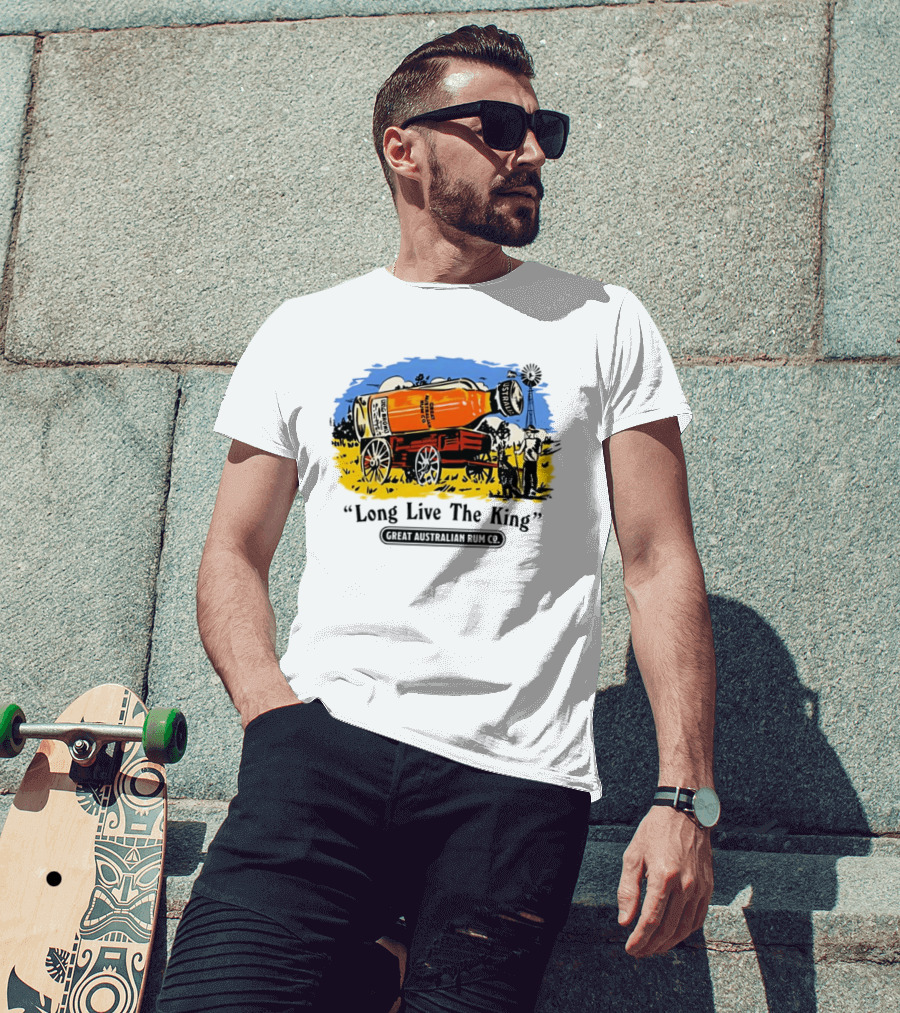 Long Live The King Sriracha Hot Sauce Australia Country T-Shirt