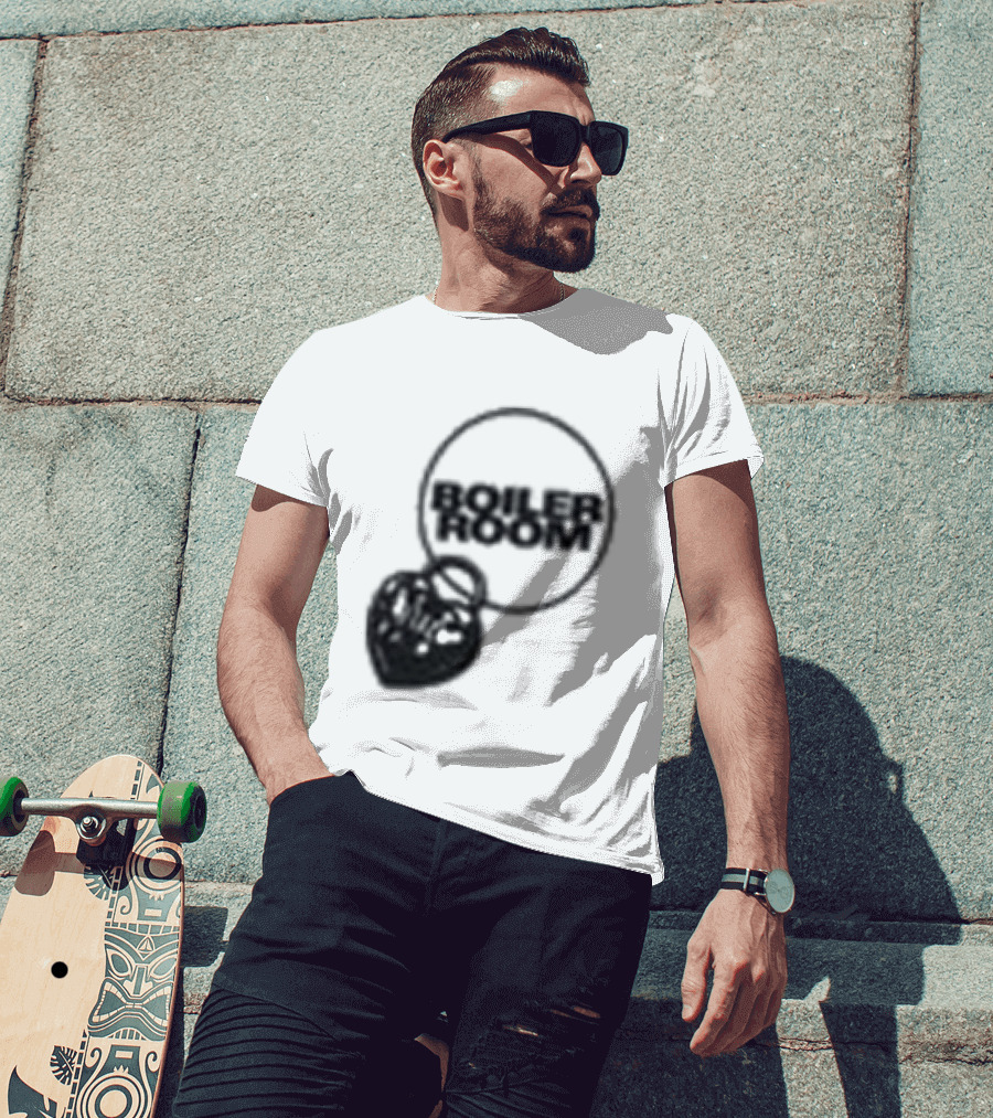 Paris Lovers Boiler Room Heart Lock T-Shirt
