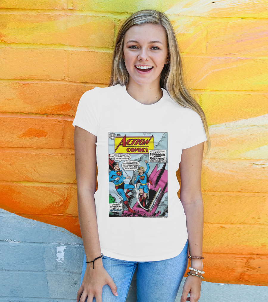Action Comics 252 Superman Meets Supergirl From Krypton DC Comics 1959 T-Shirt