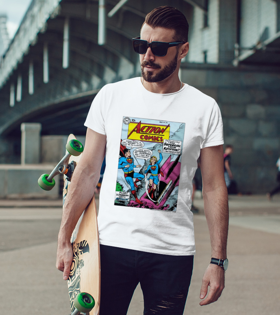Action Comics 252 Superman Meets Supergirl From Krypton DC Comics 1959 T-Shirt