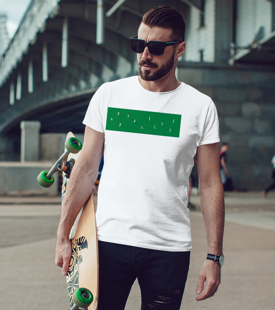 Boston Celtics Minimalist Green Team Players Iconic Moves T-Shirt