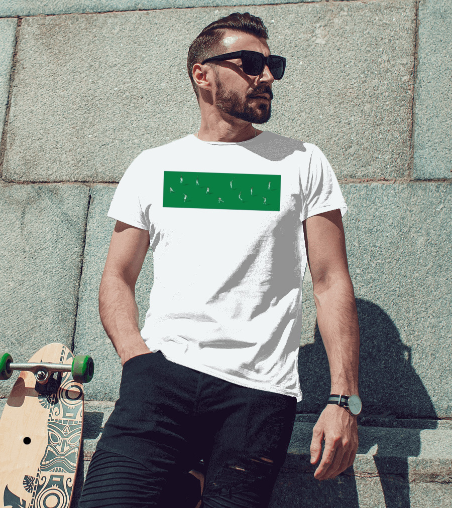 Boston Celtics Minimalist Green Team Players Iconic Moves T-Shirt