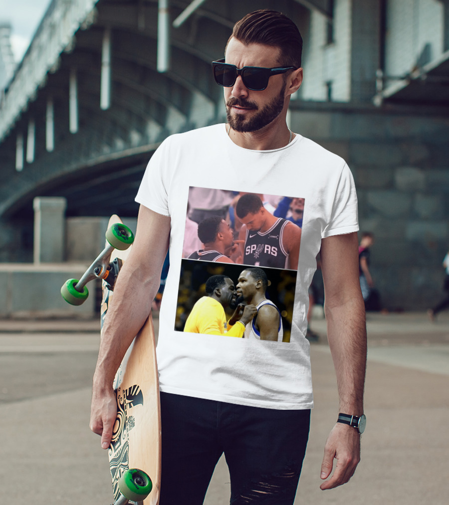 Wemby Keldon Johnson Spurs Draymond Meme Recreation T-Shirt