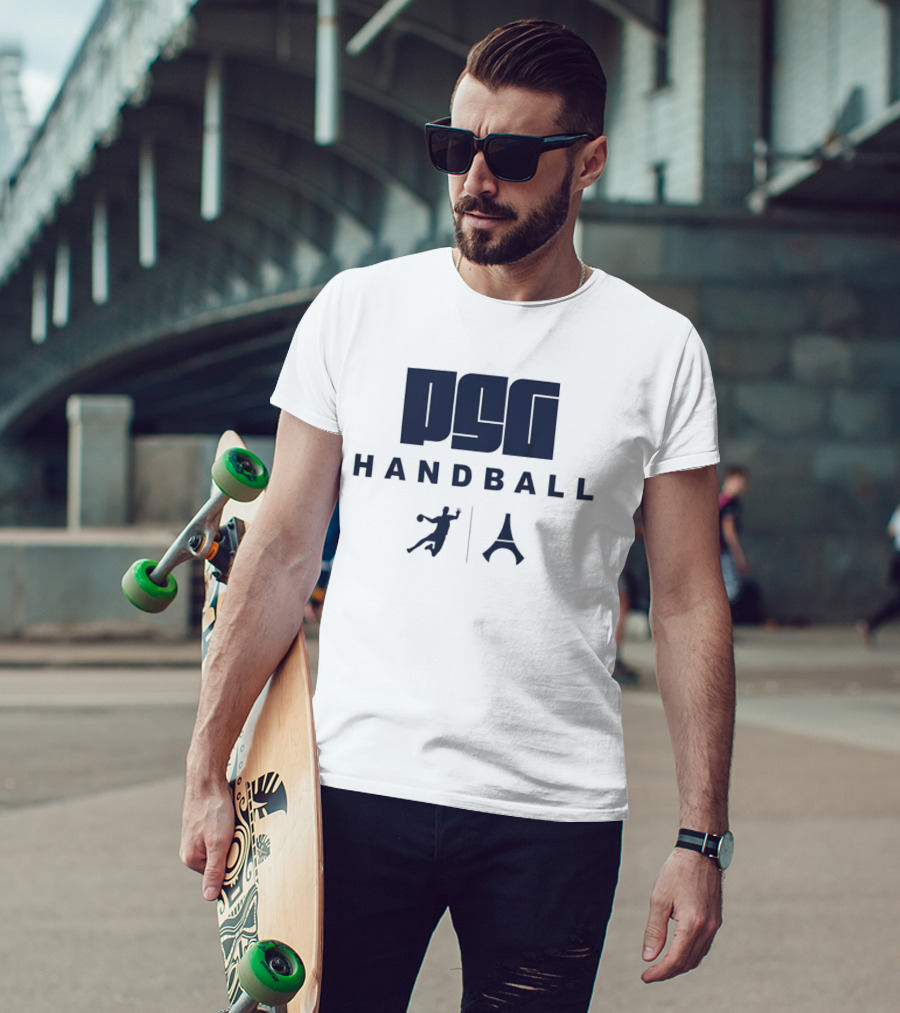 PSG Handball Paris France Eiffel Tower Player T-Shirt