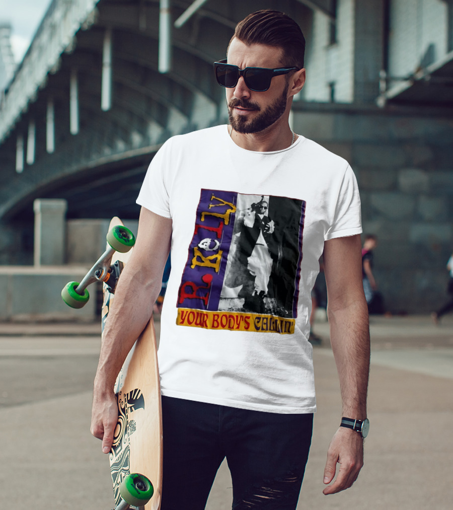 R Kelly Your Body's Callin' Vintage Style Avec Photo Iconique Et Couleurs Vives T-Shirt