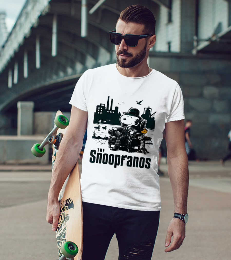 The Snoopranos Snoopy Woodstock Peanuts Mafia T-Shirt