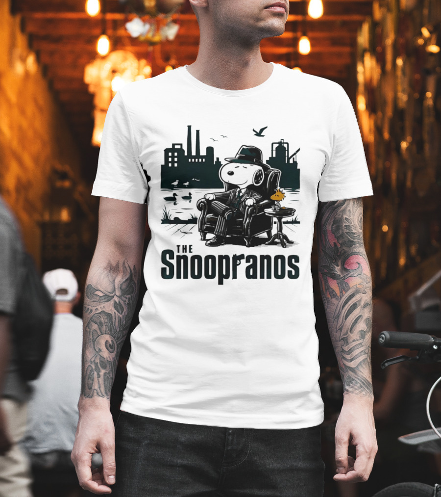 The Snoopranos Snoopy Woodstock Peanuts Mafia T-Shirt