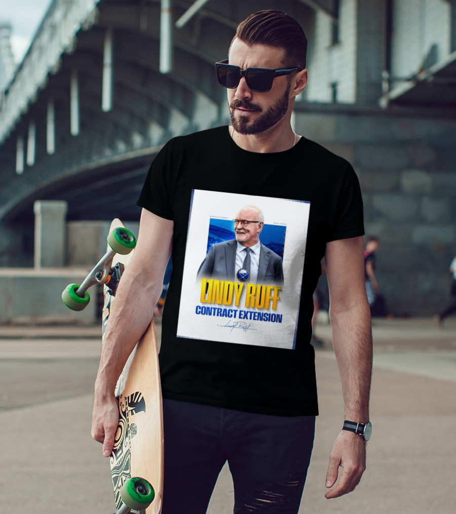 Buffalo Sabres Lindy Ruff Head Coach Contract Extension T-Shirt