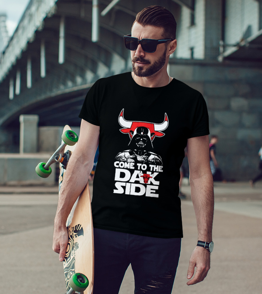 Come To The Dark Side Darth Vader Chicago Bulls Star Wars T-Shirt