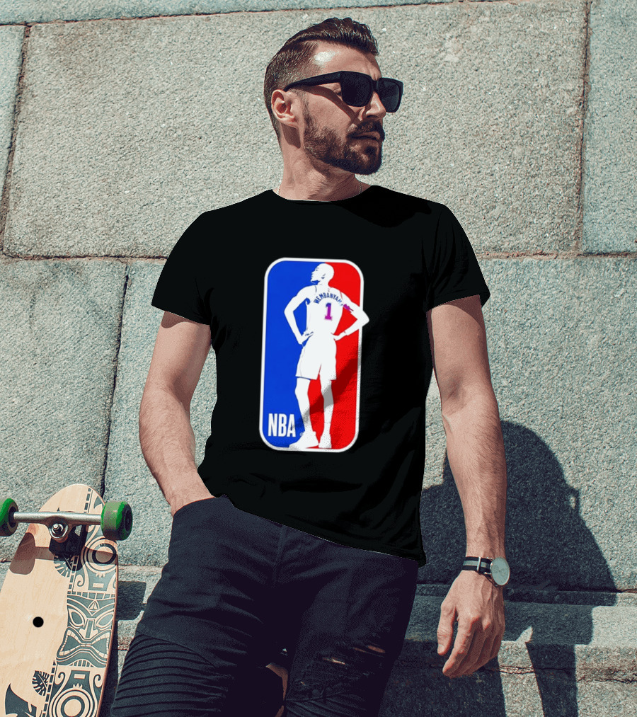 NBA Victor Wembanyama Number 1 Player T-Shirt