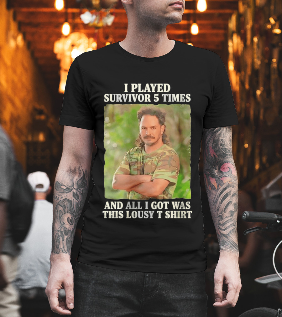 I Played Survivor 5 Times Ozzy Lusth All I Got Was This Lousy T-Shirt