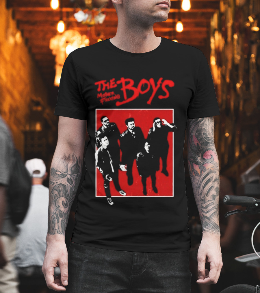 The Boys Mother Fucking Red Silhouette Cast T-Shirt