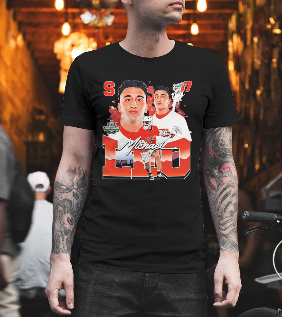 Michael Leo Syracuse NCAA Lacrosse Championships #7 T-Shirt