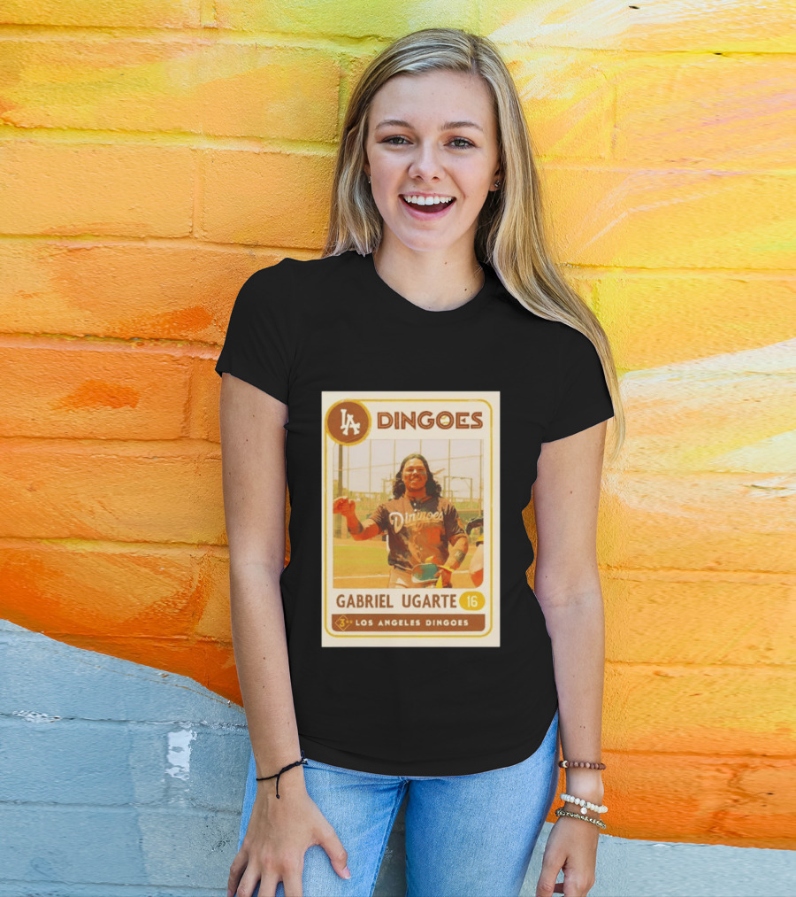 Los Angeles Dingoes Gabriel Ugarte 16 Player Card T-Shirt