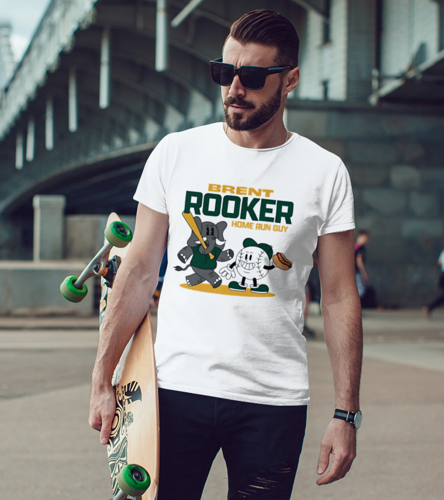 Brent Rooker Oakland Athletics Home Run Guy Elephant Baseball Hotdog T-Shirt