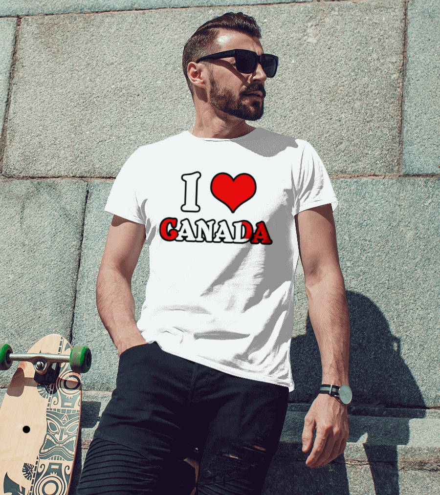 I Heart Canada Love T-Shirt