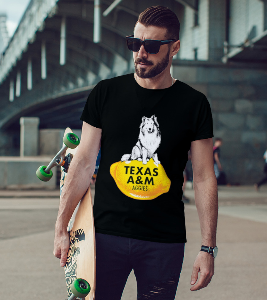 Texas A And M Aggies Husky Lemon T-Shirt