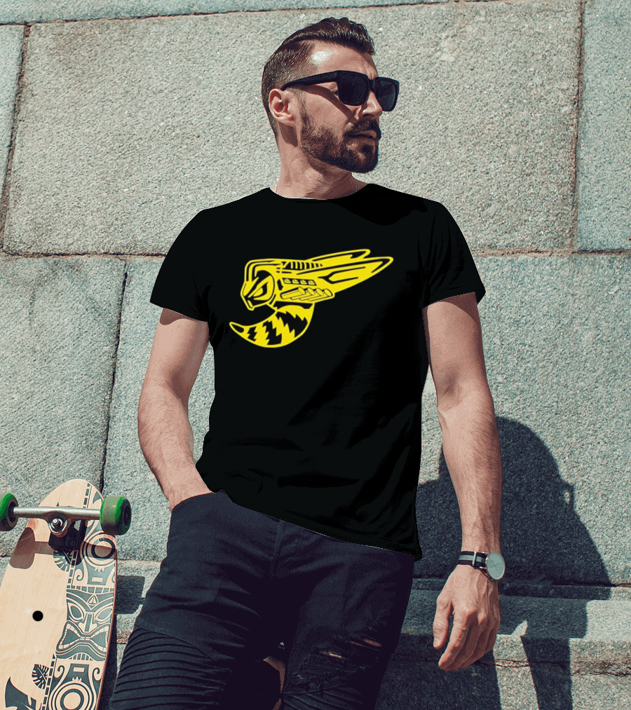 Supercharged Hornet Racing Style Yellow Black Hornet T-Shirt