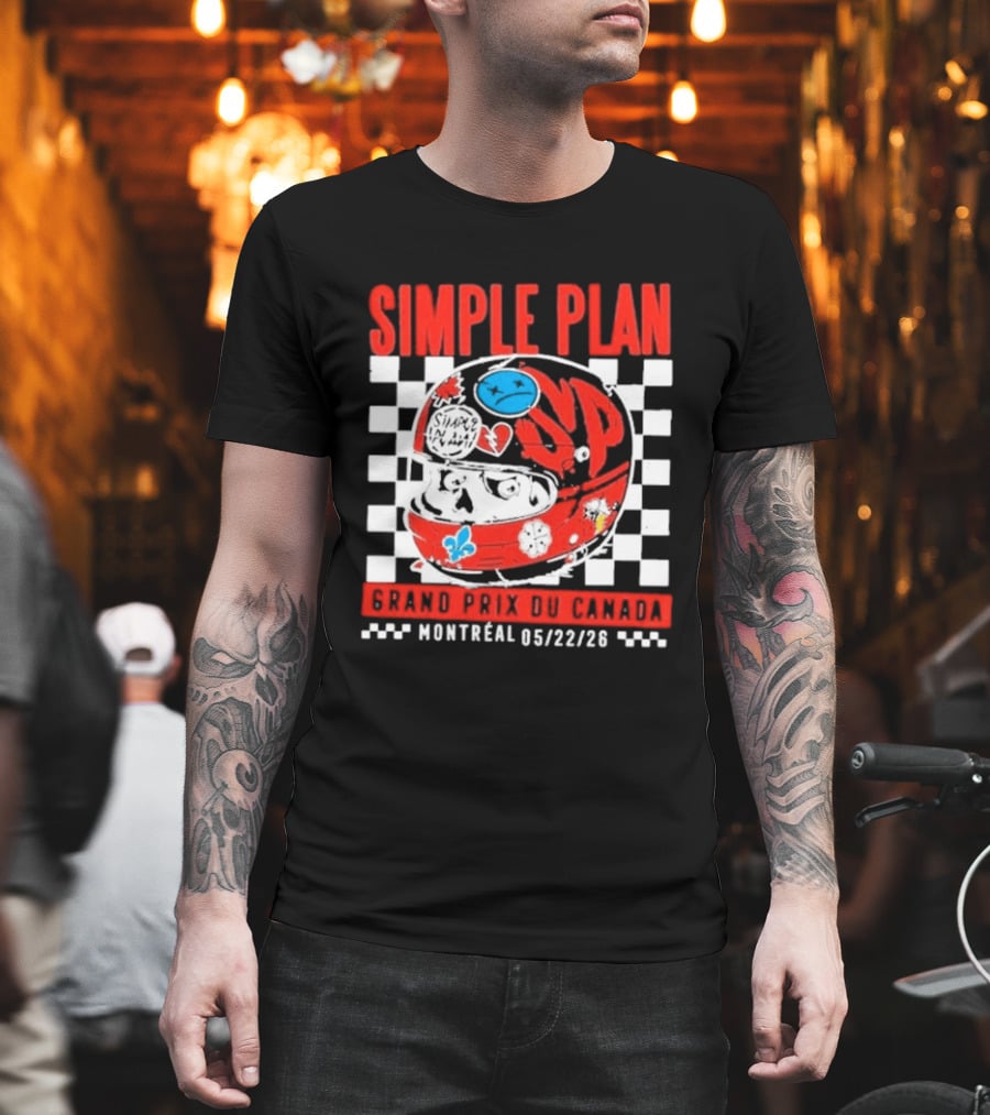 Simple Plan Grand Prix Du Canada Montreal 05/22/26 T-Shirt
