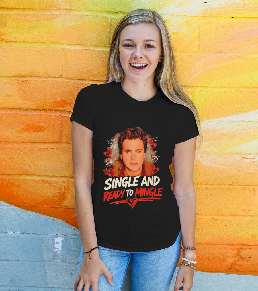 Donovan Patton Single And Ready To Mingle Romantic Heart T-Shirt