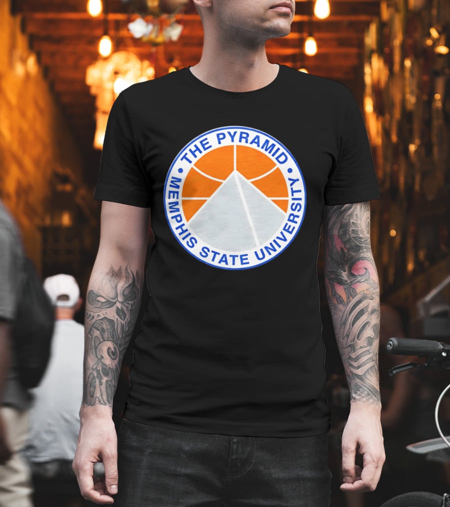 The Pyramid Memphis State University Basketball T-Shirt