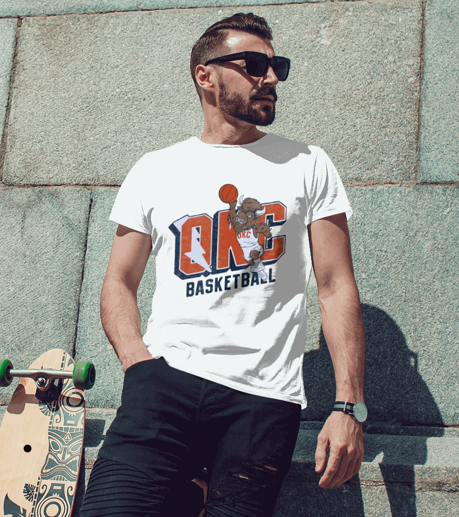 OKC Basketball Rumble Oklahoma City Thunder NBA T-Shirt