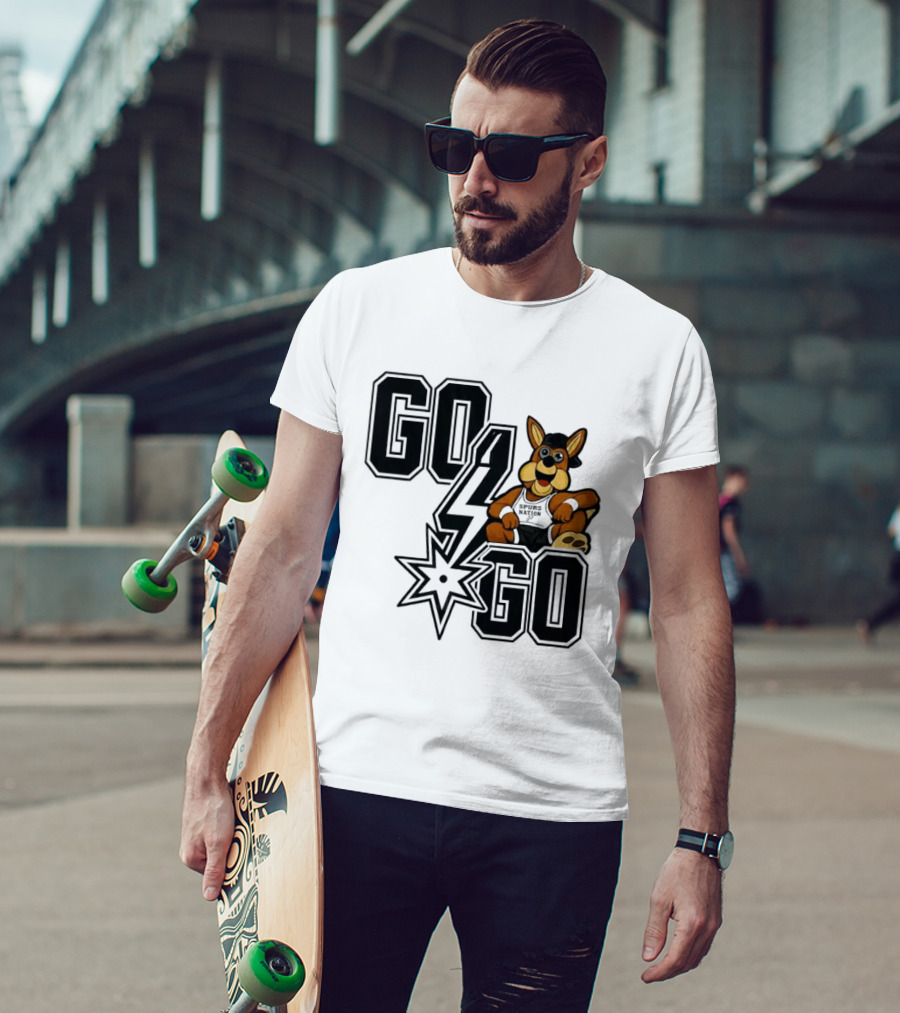 San Antonio Spurs NBA Go Go Spurs Nation Coyote T-Shirt