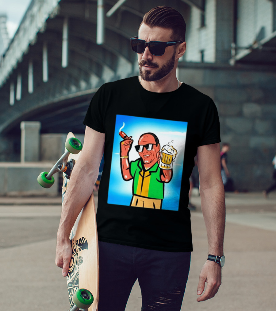 Boss Beer And Cigars Summer Vibes Retro Style Celebration T-Shirt
