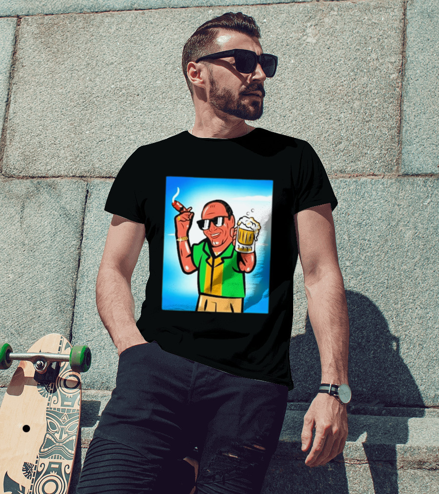 Boss Beer And Cigars Summer Vibes Retro Style Celebration T-Shirt