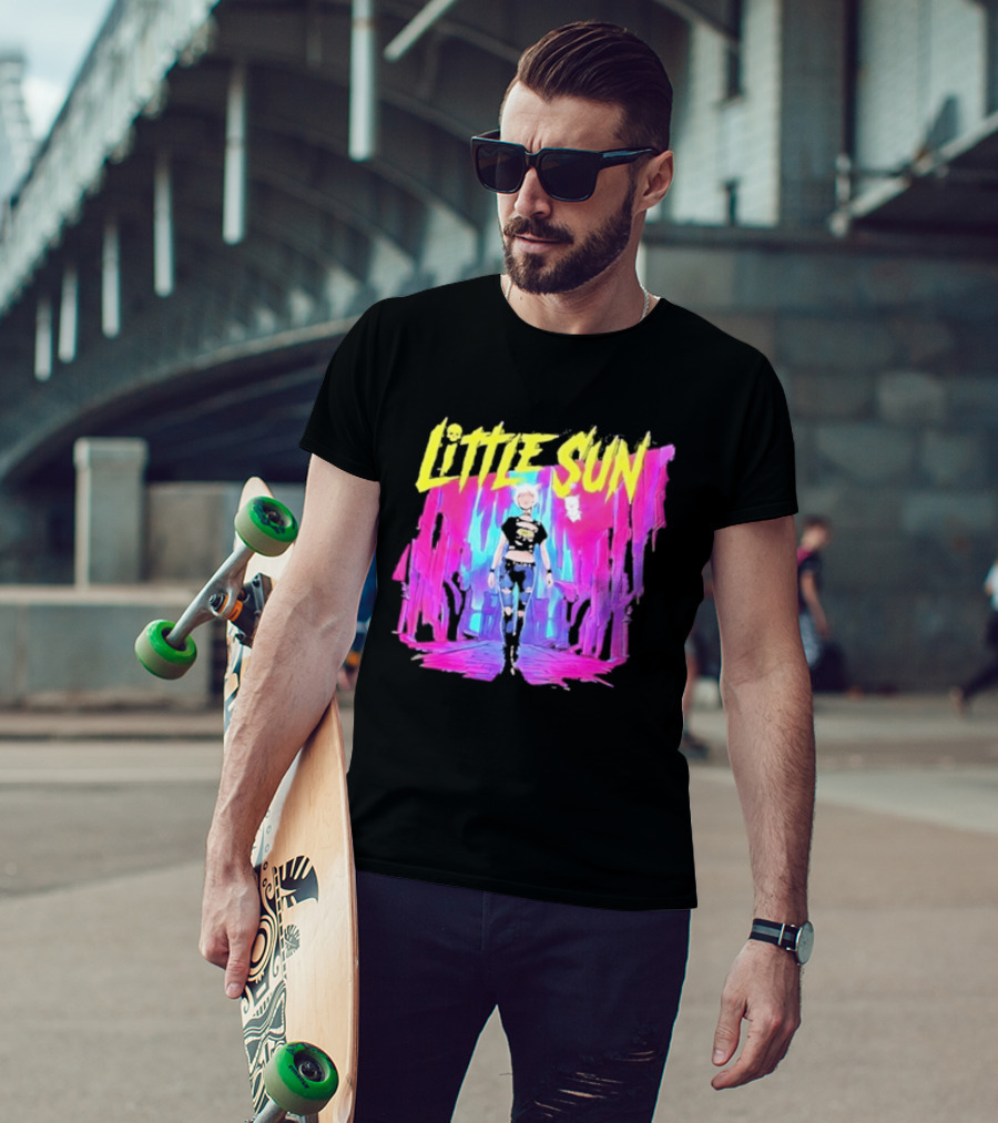 Cyberpunk 2077 Little Sun Neon Street T-Shirt