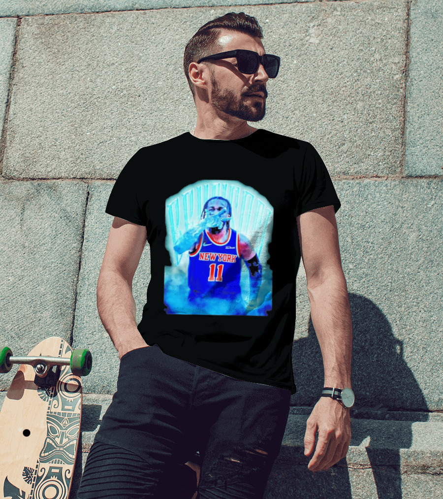 New York Ice Man Brunson 11 Jersey Knicks T-Shirt