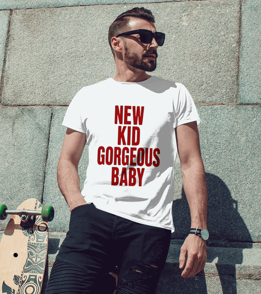 New Kid Gorgeous Baby John Mulaney Red T-Shirt