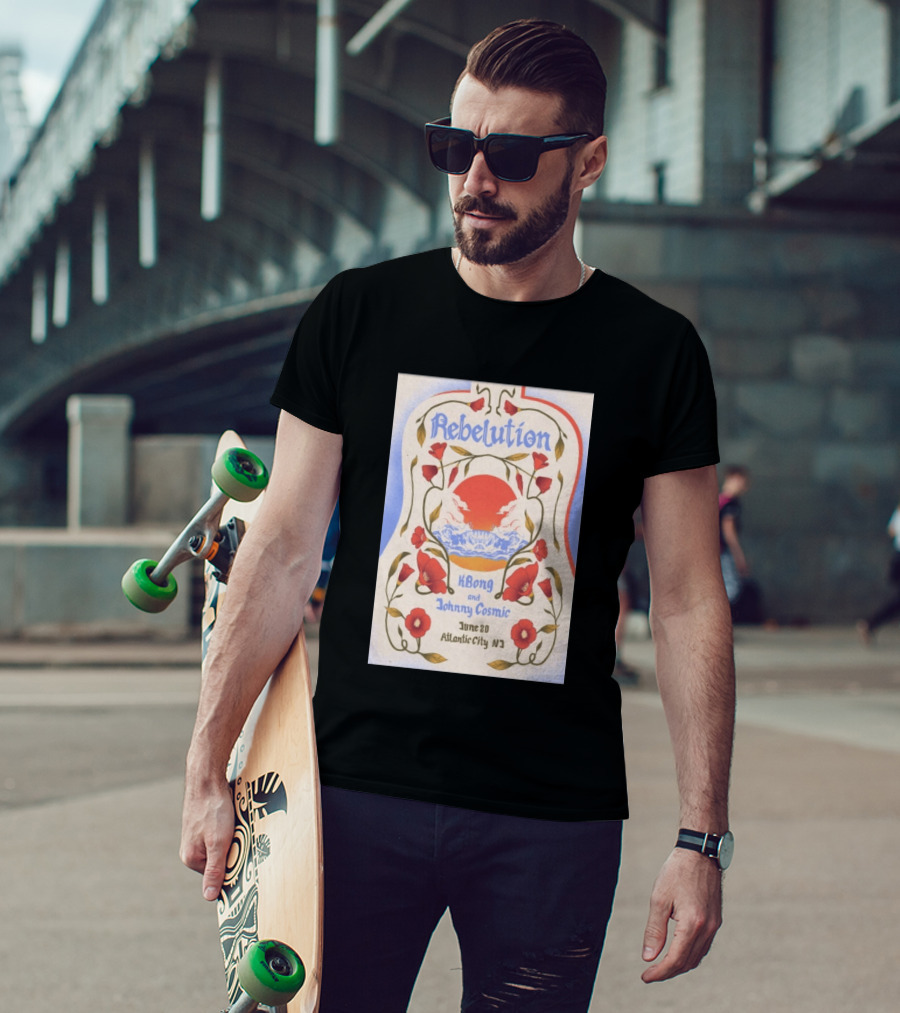Rebelution KBong Johnny Cosmic June 20 Atlantic City NJ T-Shirt