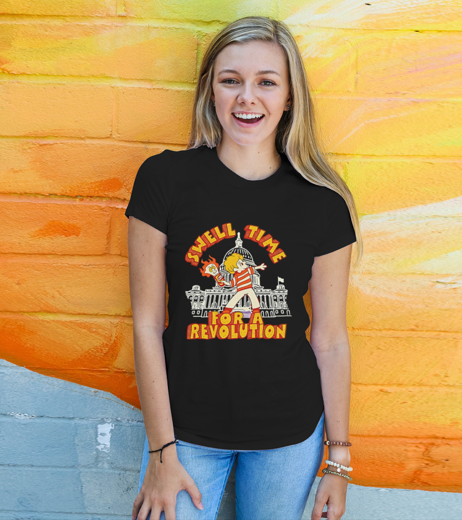 Swell Time For A Revolution Schoolhouse Rock Capitol Dome T-Shirt
