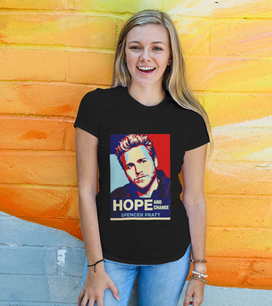 Spencer Pratt Hope And Change Iconic Pop T-Shirt