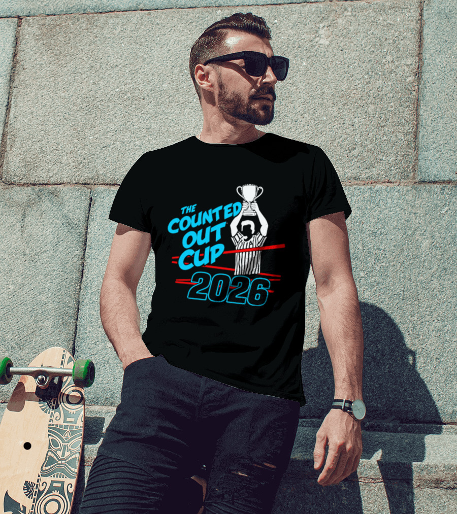 The Counted Out Cup 2026 Trophy Celebration T-Shirt