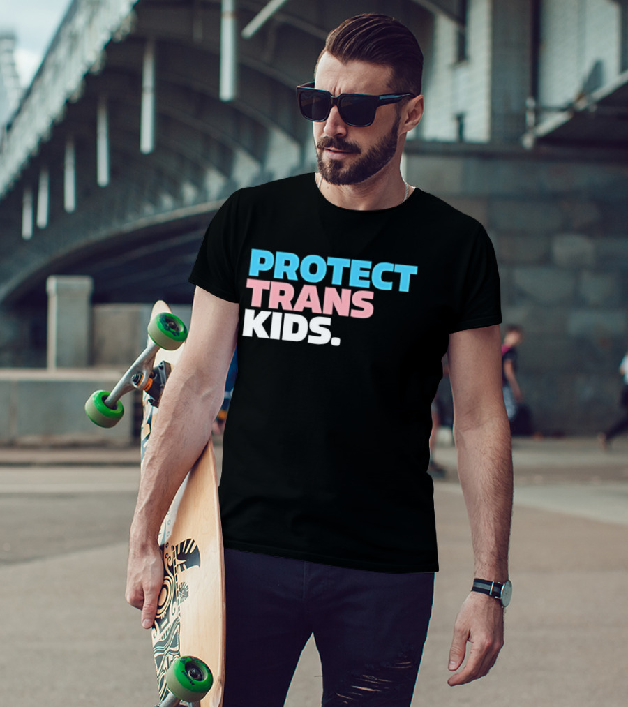 PROTECT TRANS KIDS Youth LGBTQ Support Advocacy Rights Equality T-Shirt