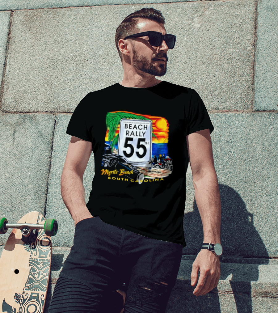 Carolina Harley Davidson Dealers Assoc Beach Rally 55th Myrtle Beach South Carolina T-Shirt
