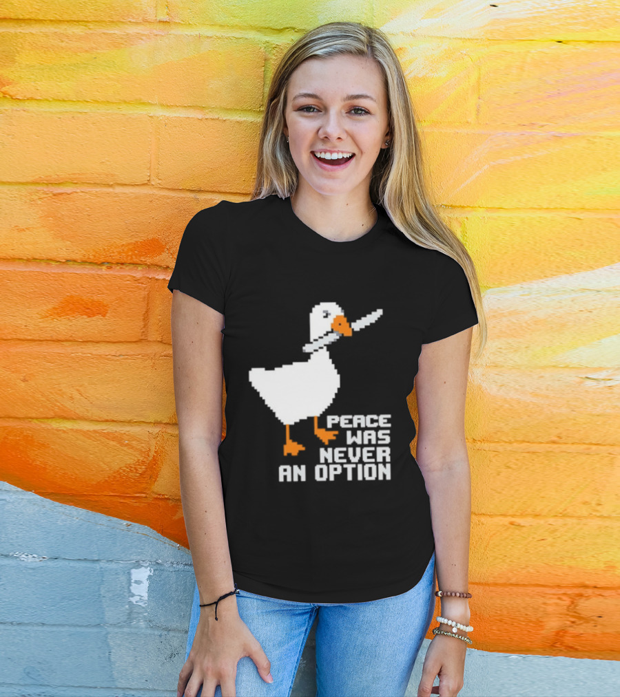 Duck Knife Peace Was Never An Option T-Shirt