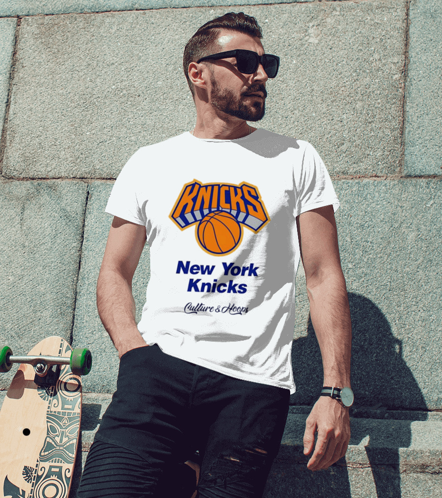 New York Knicks Culture & Hoops Basketball Team T-Shirt