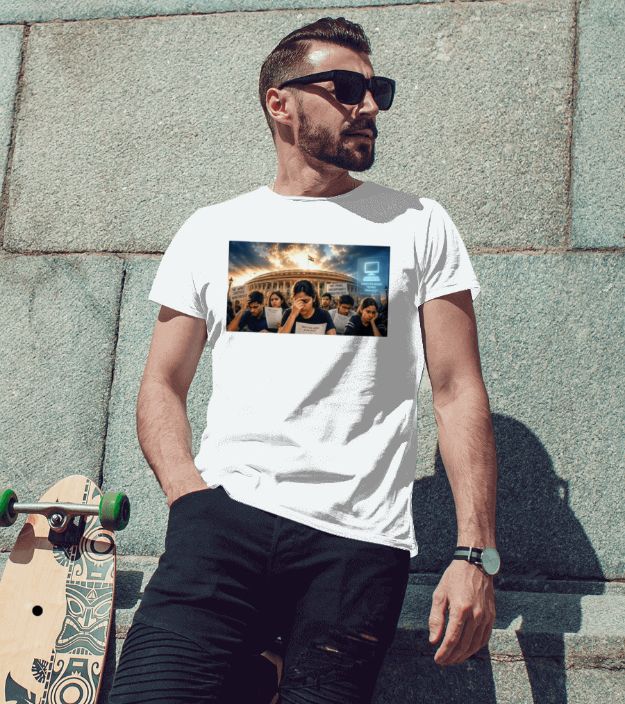 NTA Defends NEET Exam 2021 Retest Before Parliamentary Panel Amid Student Protests T-Shirt