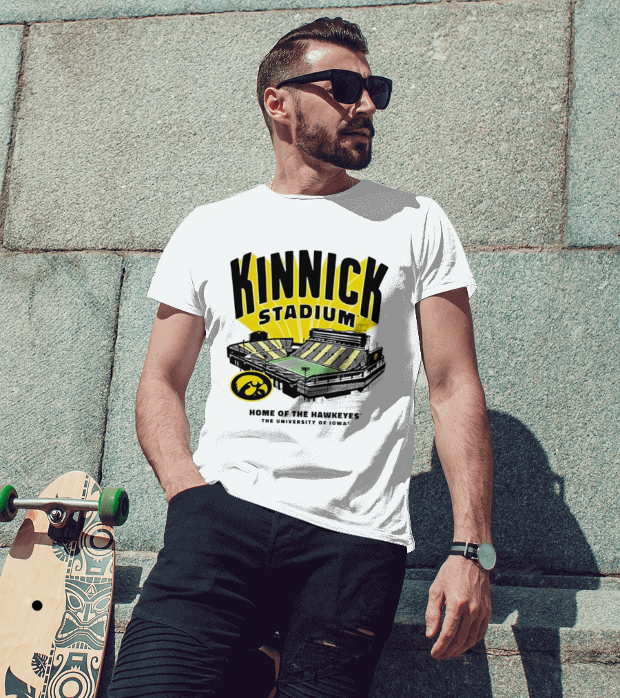 Kinnick Stadium Home Of The Hawkeyes University Of Iowa Football T-Shirt