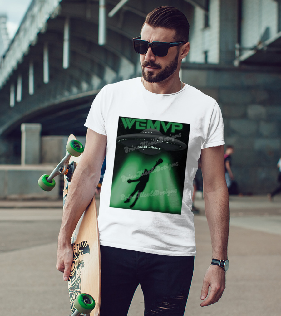 WEMVP Wemby Alien UFO San Antonio Spurs Basketball NBA 2026 T-Shirt