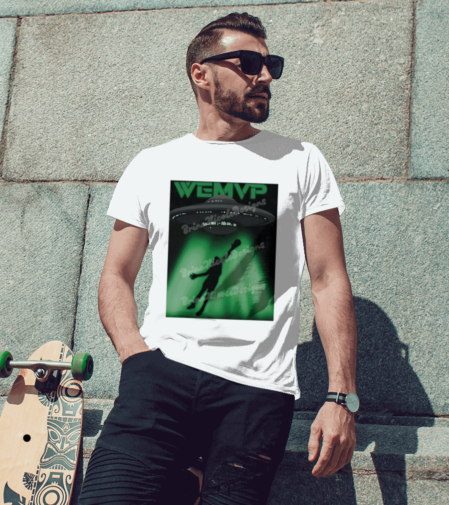 WEMVP Wemby Alien UFO San Antonio Spurs Basketball NBA 2026 T-Shirt