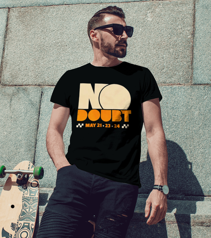 No Doubt Tour May 21 23 24 Checkered T-Shirt