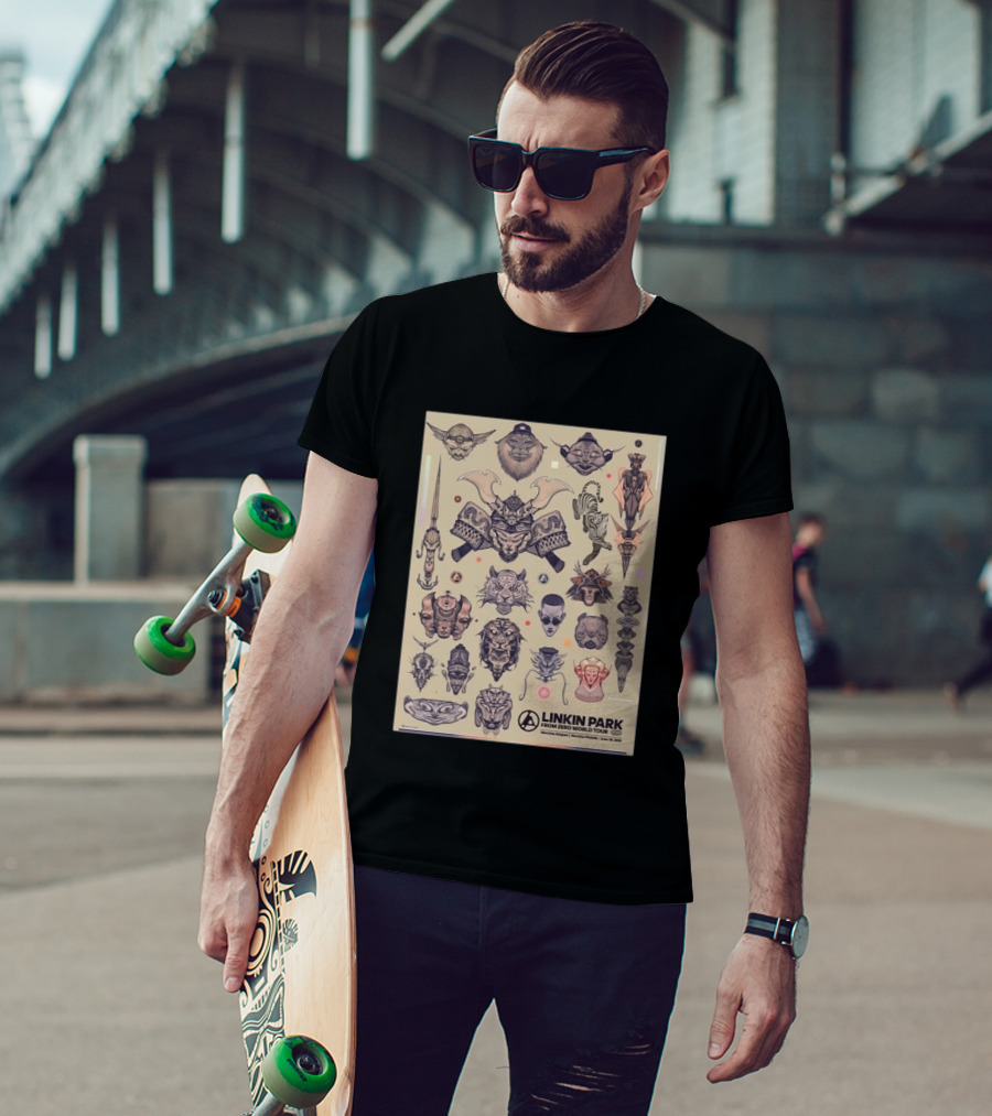Linkin Park From Zero 2026 World Tour June 28 Werchter Parklife Belgium By Jose Mertz T-Shirt