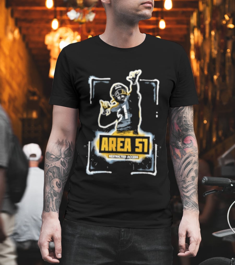 Steelers Nick Herbig Area 51 Restricted Access T-Shirt