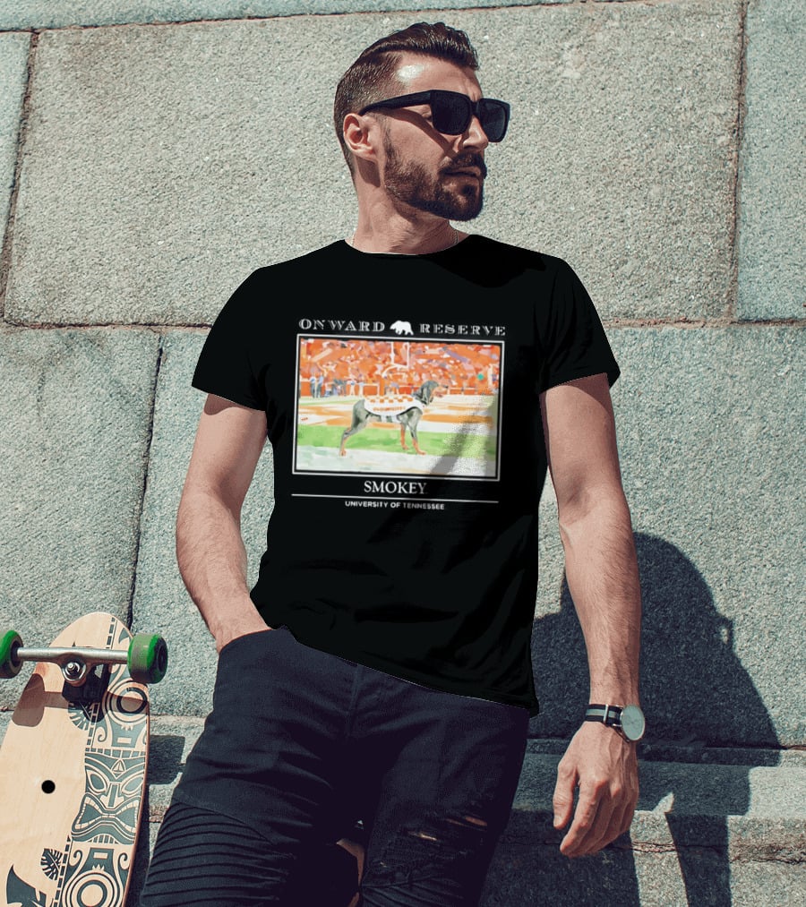 Onward Reserve Smokey University Of Tennessee Volunteers Football Stadium T-Shirt